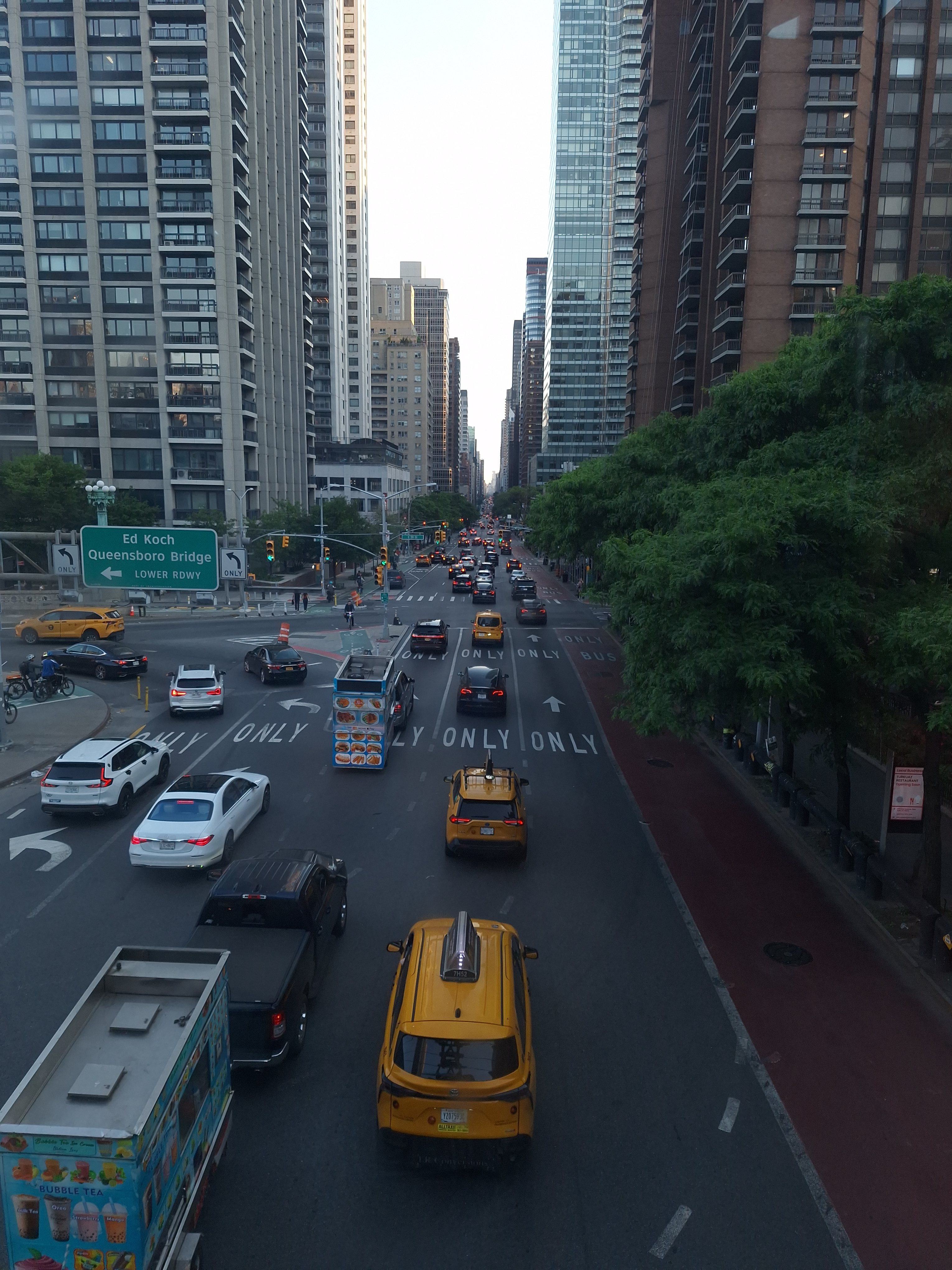 strada dall'alto