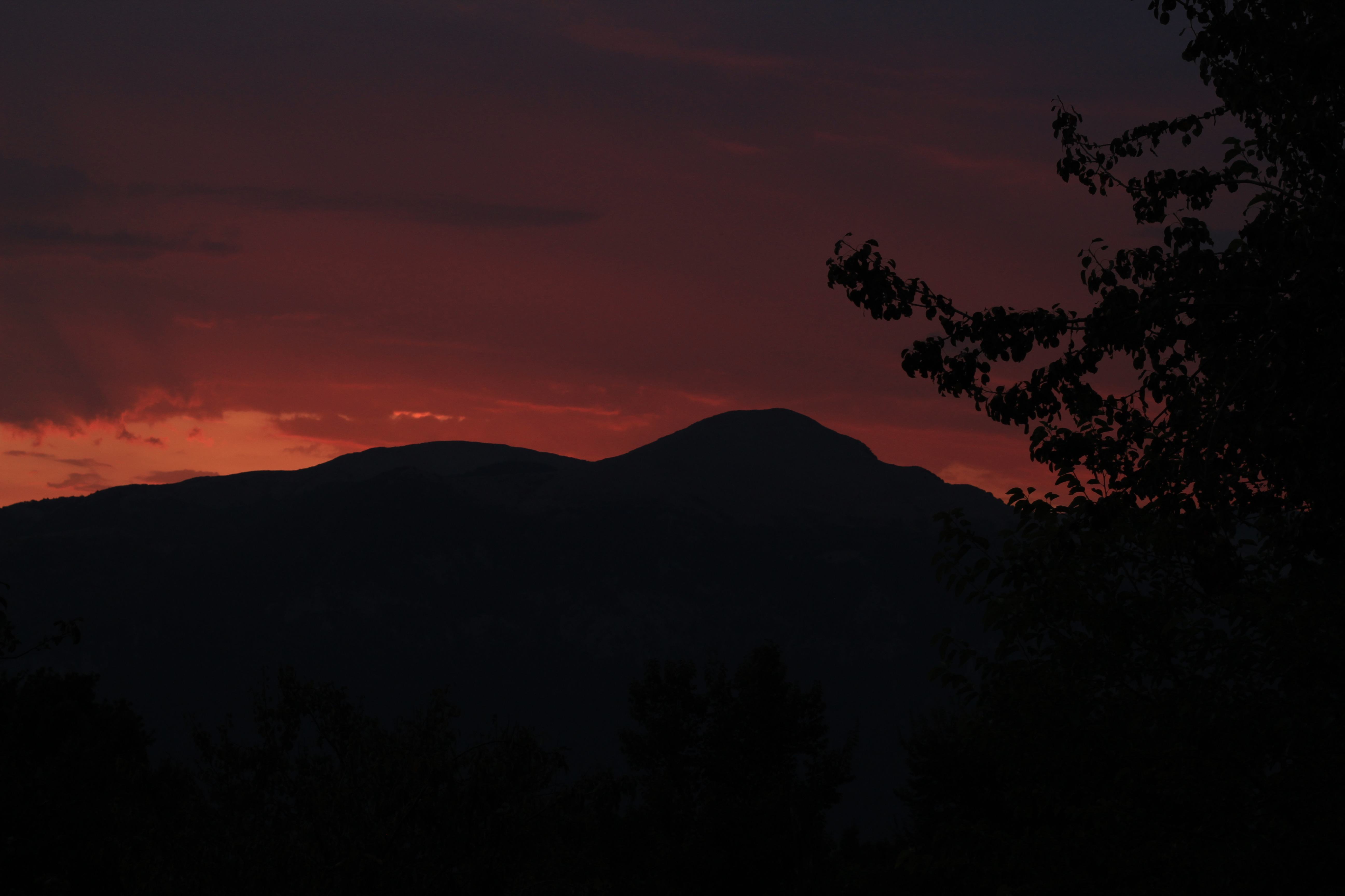 Tramonto rosso